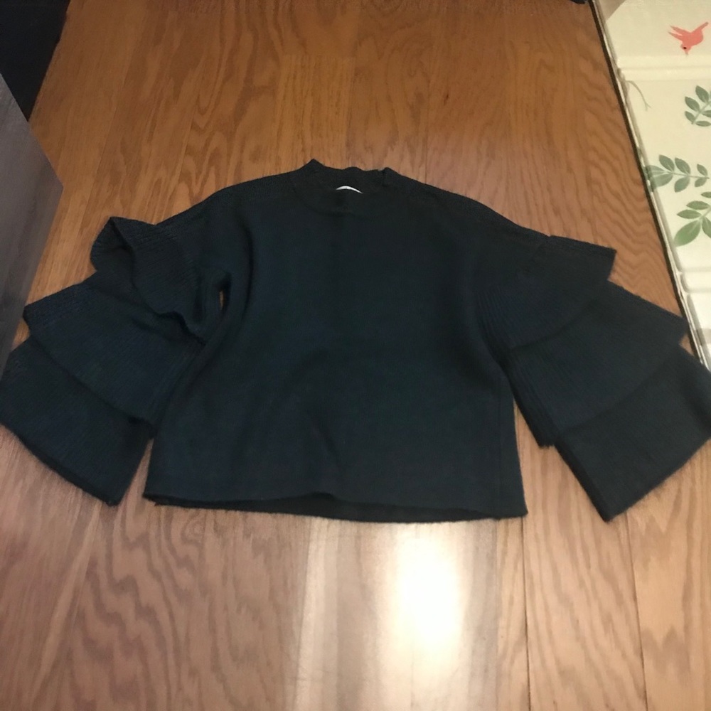 Endless Rose bell tiered sleeve sweater